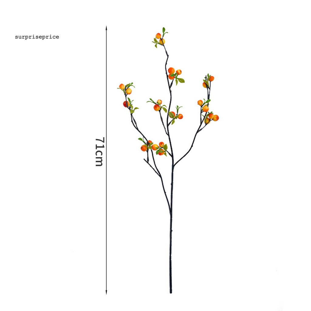 Nhánh Quả Táo Nhỏ Không Phai Màu Dùng Trang Trí Nhà Cửa / Làm Đạo Cụ Chụp Ảnh