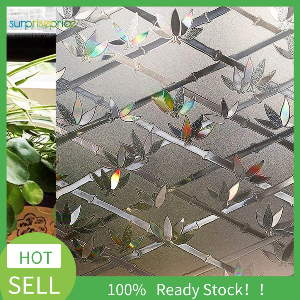 1 Tấm Sticker Dán Tường Họa Tiết Lá Cây 3D Chống Trầy Xước Tiện Dụng