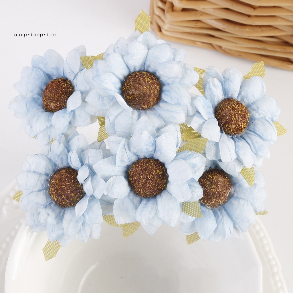 1 Bó Hoa Cúc Nhân Tạo Bằng Lụa Chống Phai Màu Dùng Trang Trí Nhà Cửa DIY