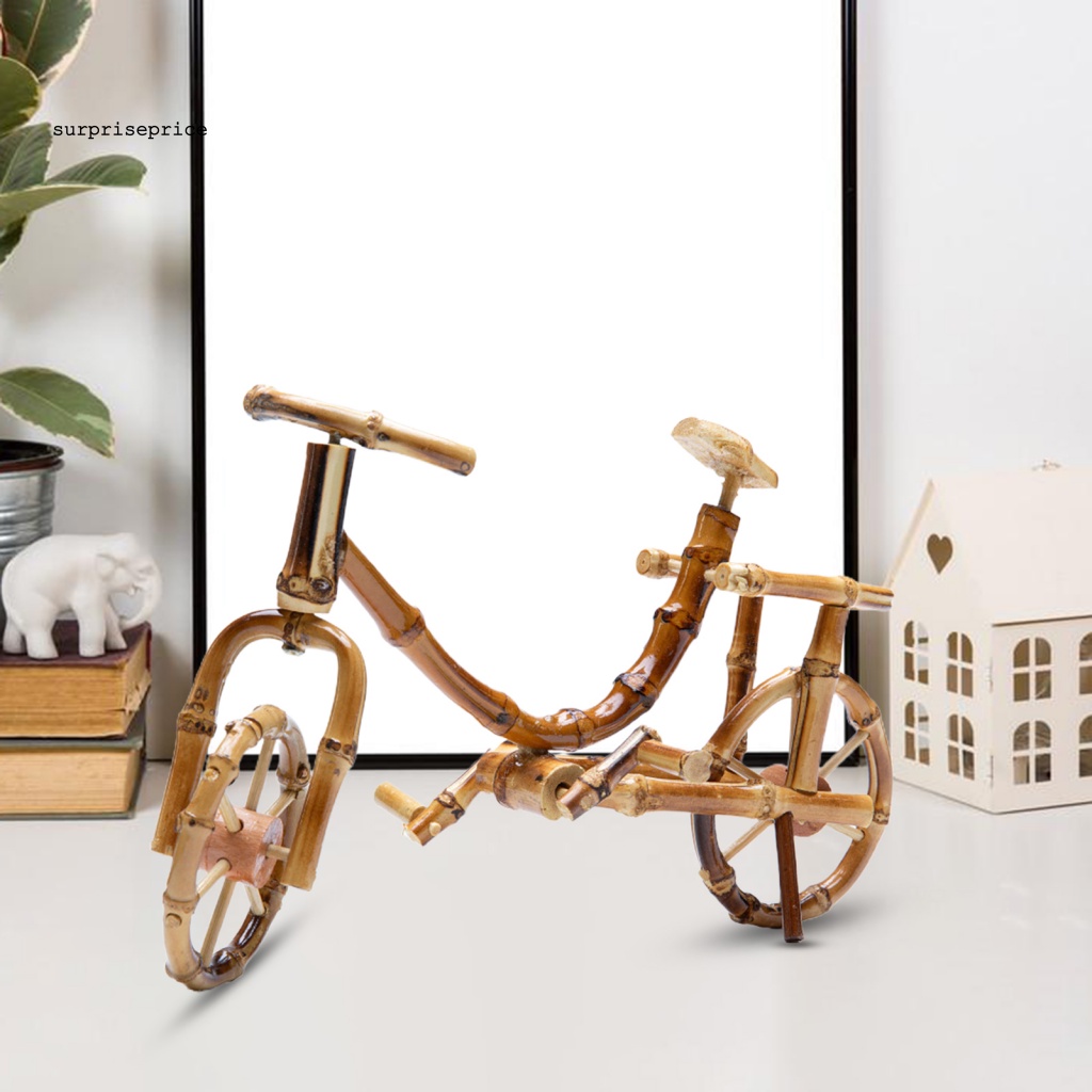 Xe Đạp Bằng Tre Thủ Công Dùng Trang Trí Nhà Cửa