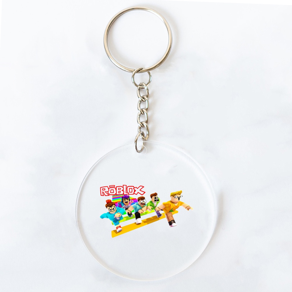 Roblox Móc Chìa Khóa Xe Hơi Bằng acrylic In Họa Tiết Hoạt Hình Dễ Thương Cho Bé