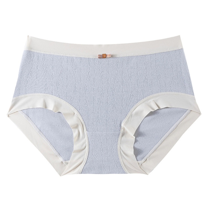 Xiangbao Quần Lót Cotton Jacquard Mềm Mại Co Giãn Lưng Vừa Đính Nơ Đáng Yêu Dành Cho Nữ Không Hiển Thị