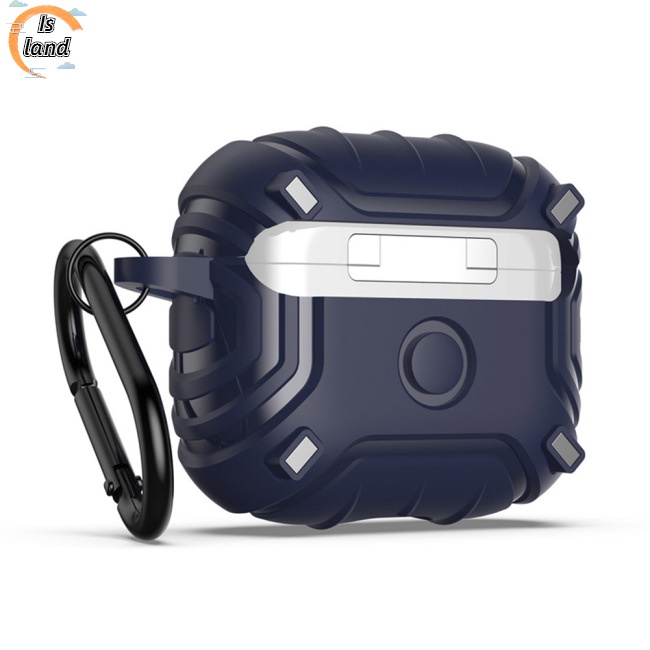 Vỏ Bảo Vệ Hộp Sạc Tai Nghe Airpods3 Có Móc Khóa Nam Châm