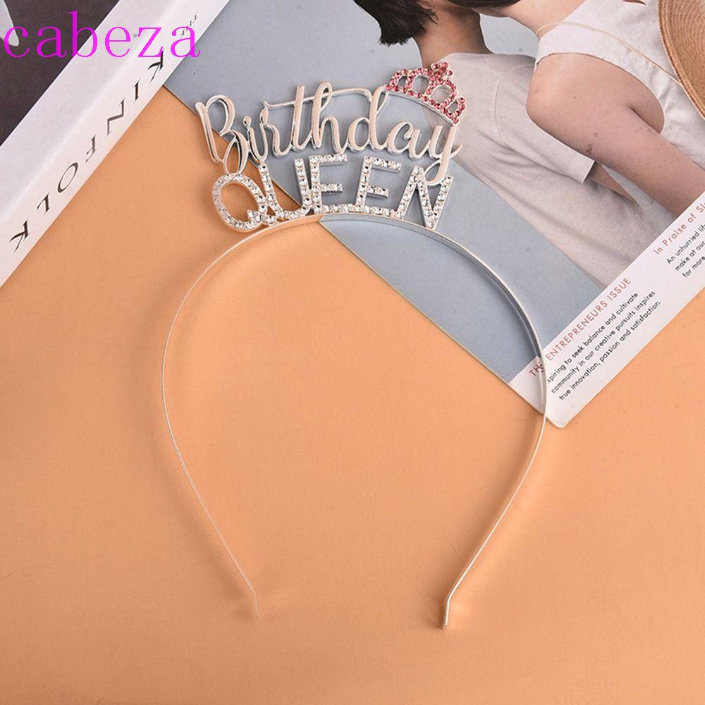 Băng Đô Cài Tóc In Chữ Birthday Queen Thời Trang Cho Nữ