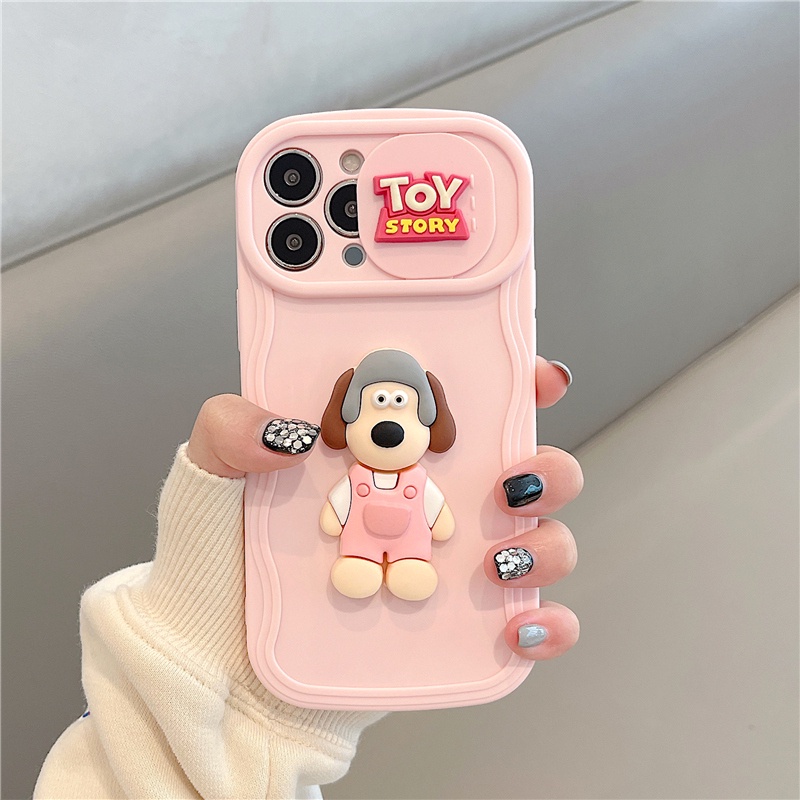 Ốp Điện Thoại Họa Tiết Chú Chó Hoạt Hình Dễ Thương Cho IPhone 14 13 12 11 Pro Max