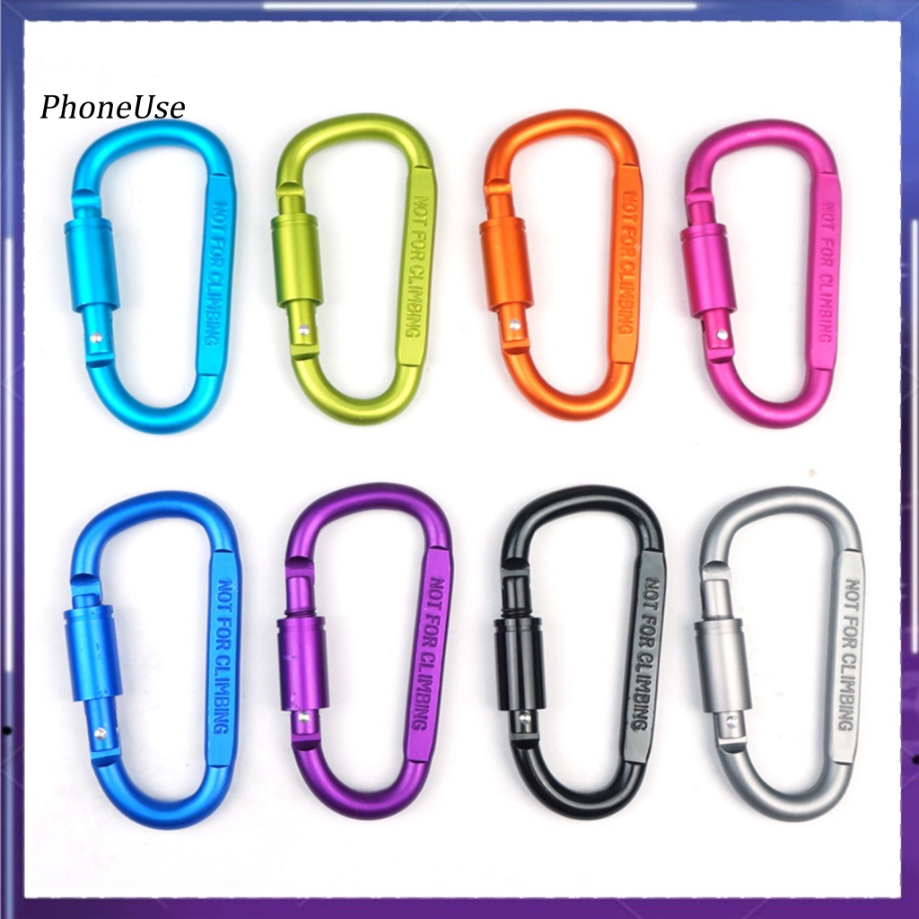 Pu Móc Khóa Chữ D Chịu Lực Tốt Chống Mài Mòn Tiện Dụng Cho Leo Núi