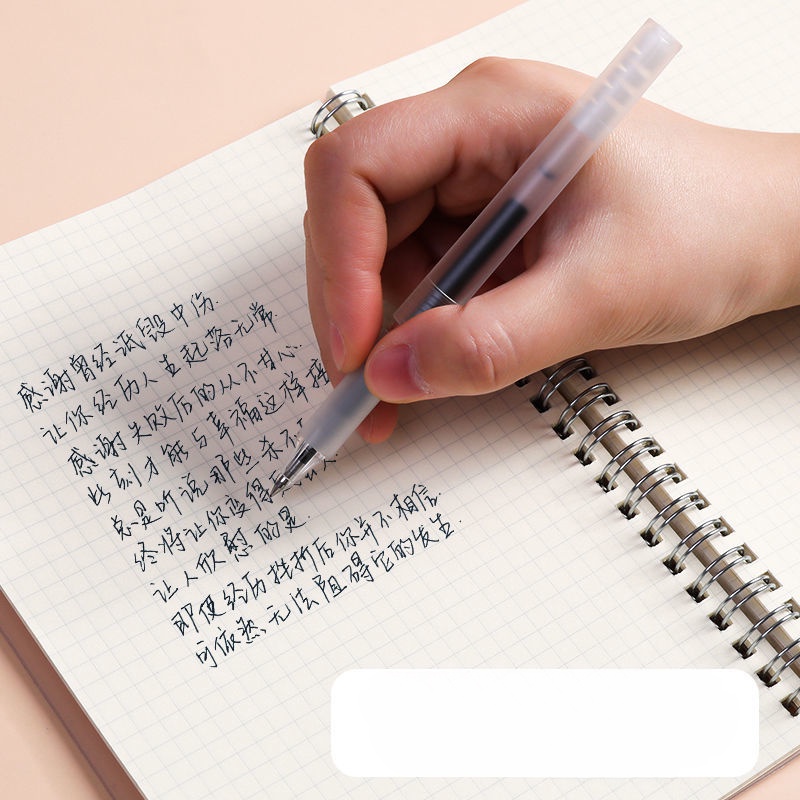 Set 9 Bút Bi Mực Đen Ngòi 0.5mm 0.38mm