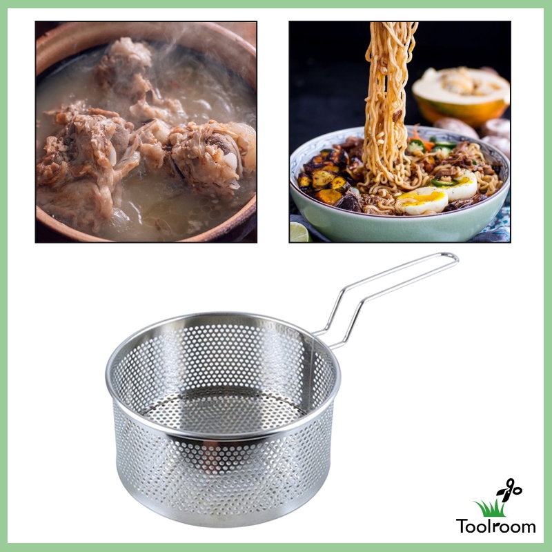 Rổ Chiên Thức Ăn Có Lỗ Thoát Nước Tiện Dụng