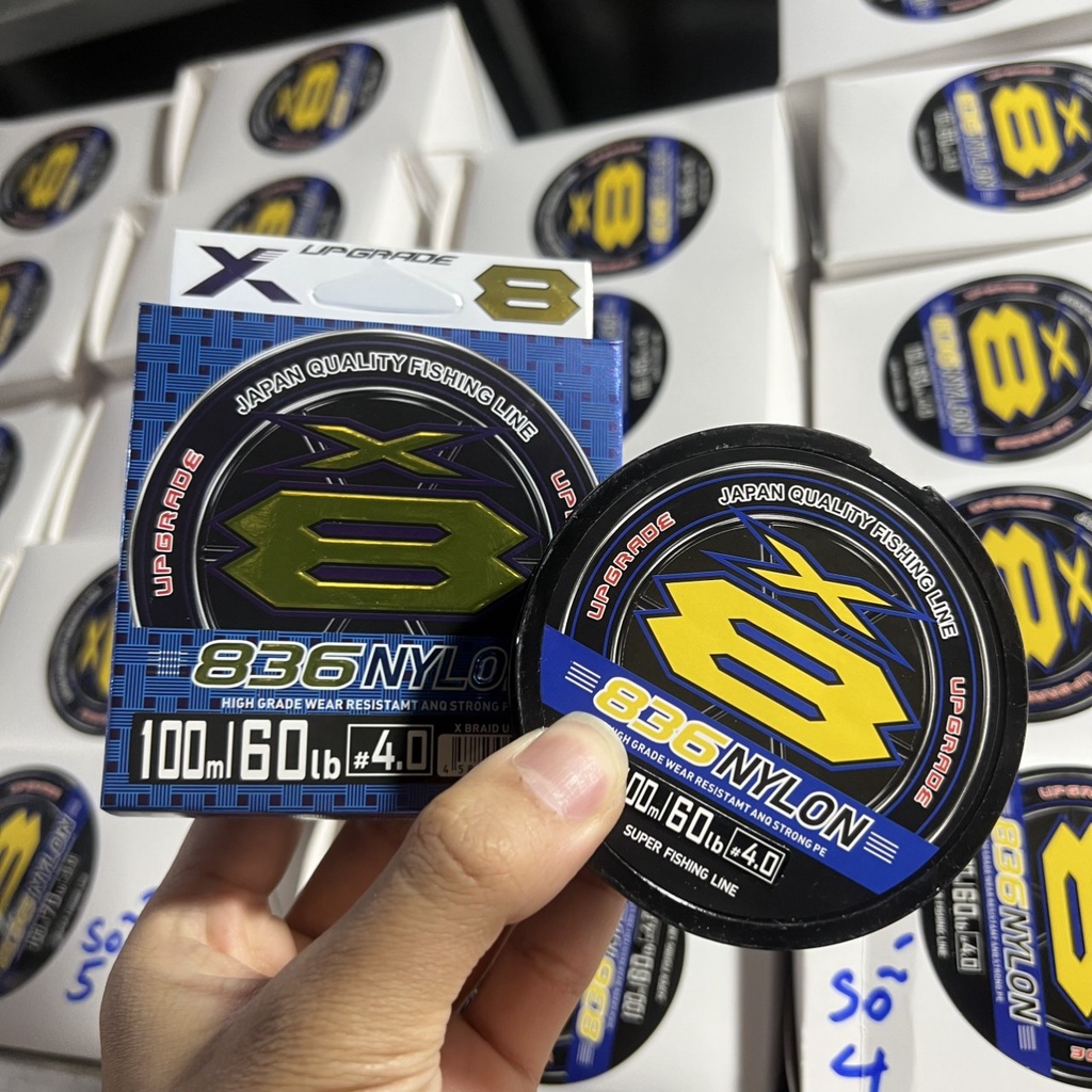 Dây cước câu cá 836 NYLON Nhật Bản 100M siêu dai, bền bỉ - Đồ Câu DHS