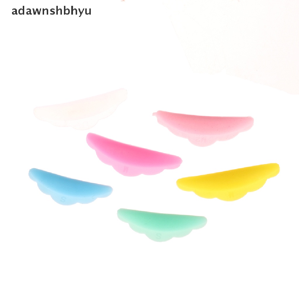 Bộ 5 Cặp Đệm Silicone Uốn Cong Lông Mi Có Thể Tái Sử Dụng Nhiều Màu
