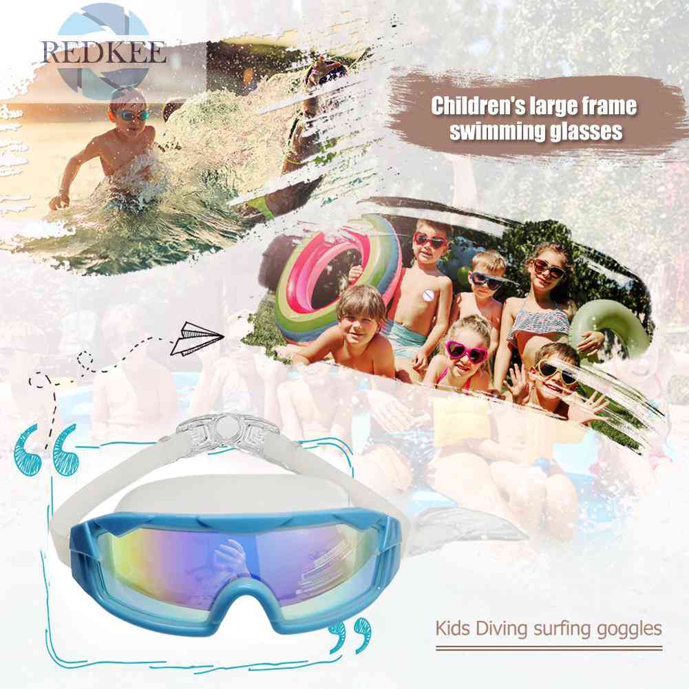 Kính Bơi Co Giãn Phong Cách Thể Thao Chuyên Nghiệp Cho Bé