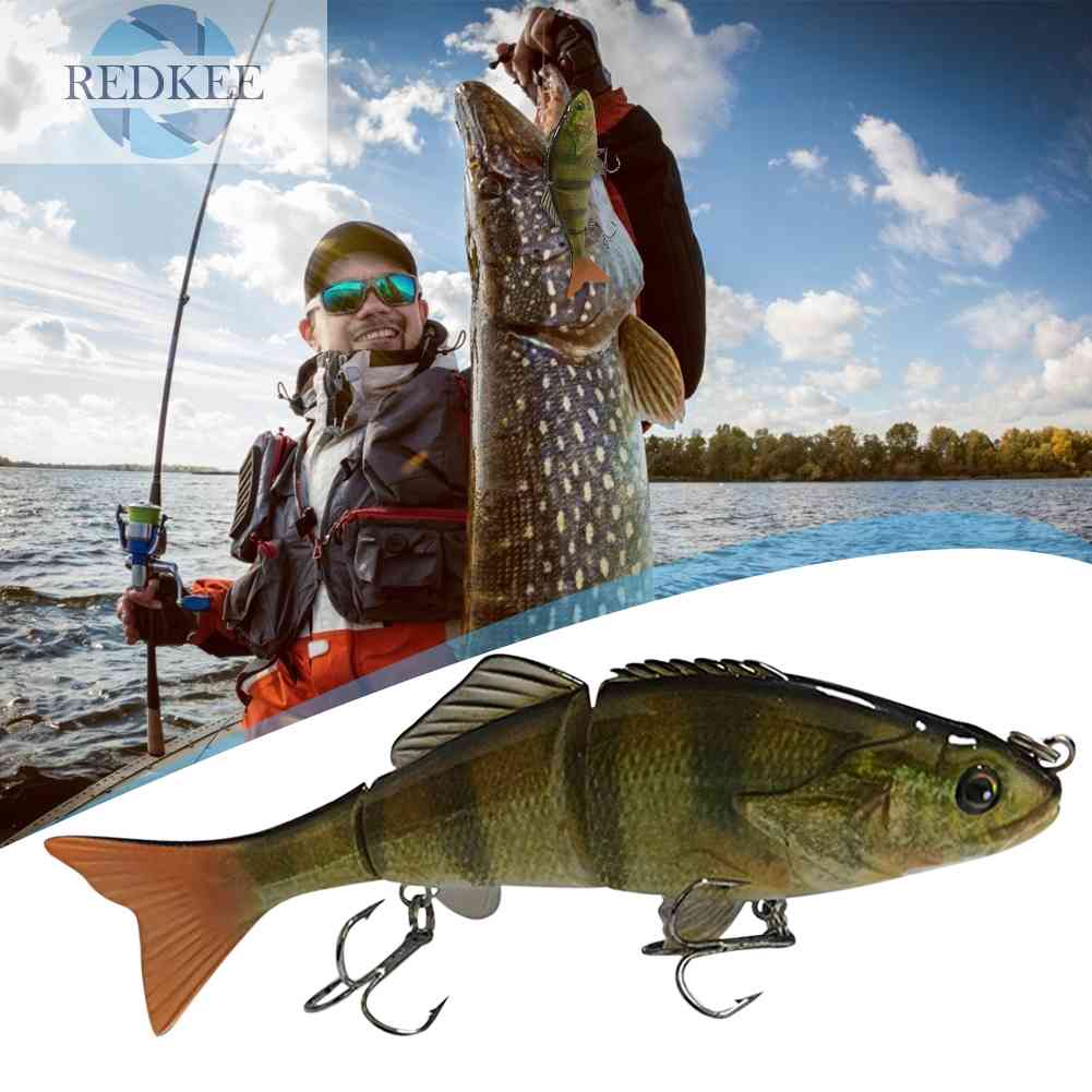 Mồi Câu Cá Giả Cứng 3 Đoạn 15cm 50g Nhiều Khớp Nối