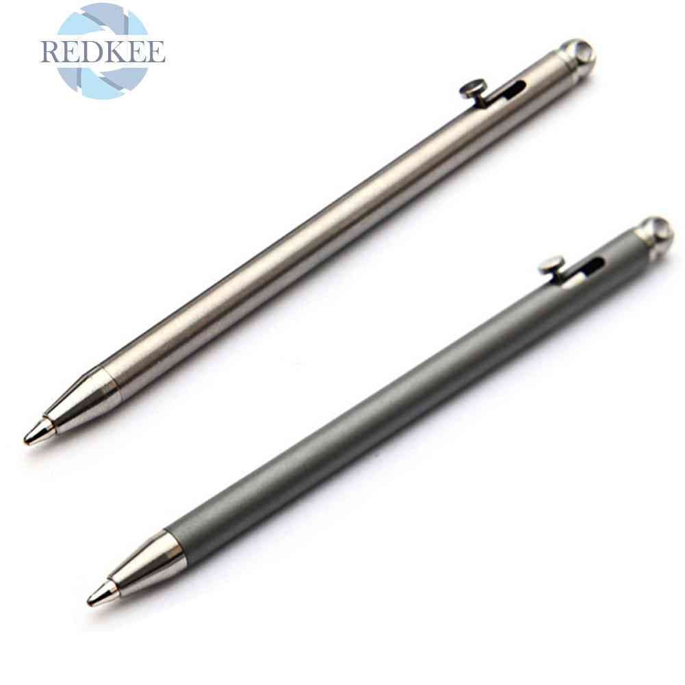 Bút Ký Tên Mini Bằng Kim Loại Titan Dành Cho Cắm Trại Ngoài Trời