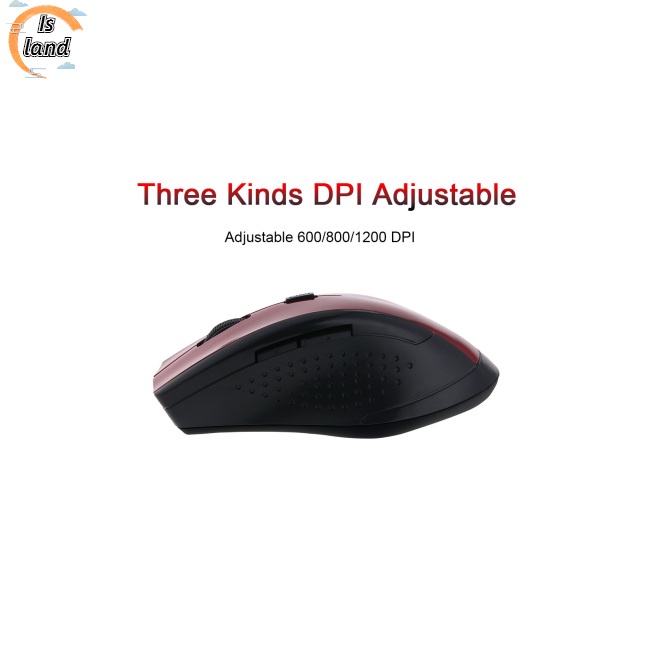 Chuột không dây 2.4Ghz 800dpi / 1200dpi Có Thể Điều Chỉnh Kết Nối Usb