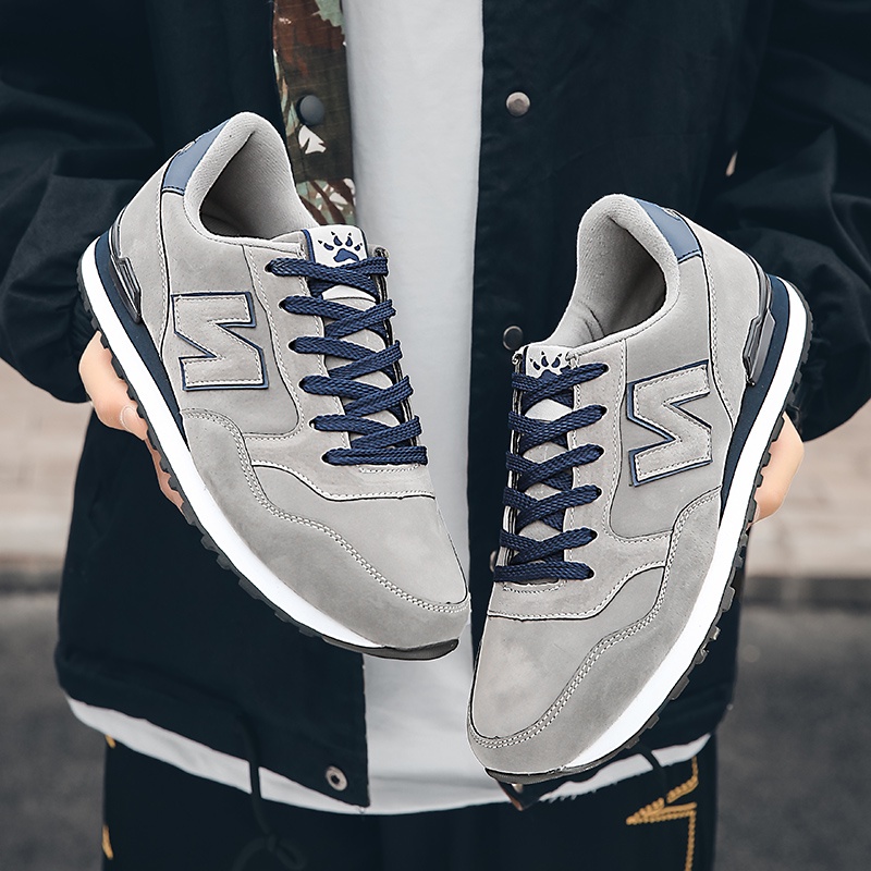 Giày Thể Thao Chạy Bộ Đệm Khí Chống Trượt / Mòn / Trượt Hình Chữ N Thời Trang Cho Nam Và Nữ