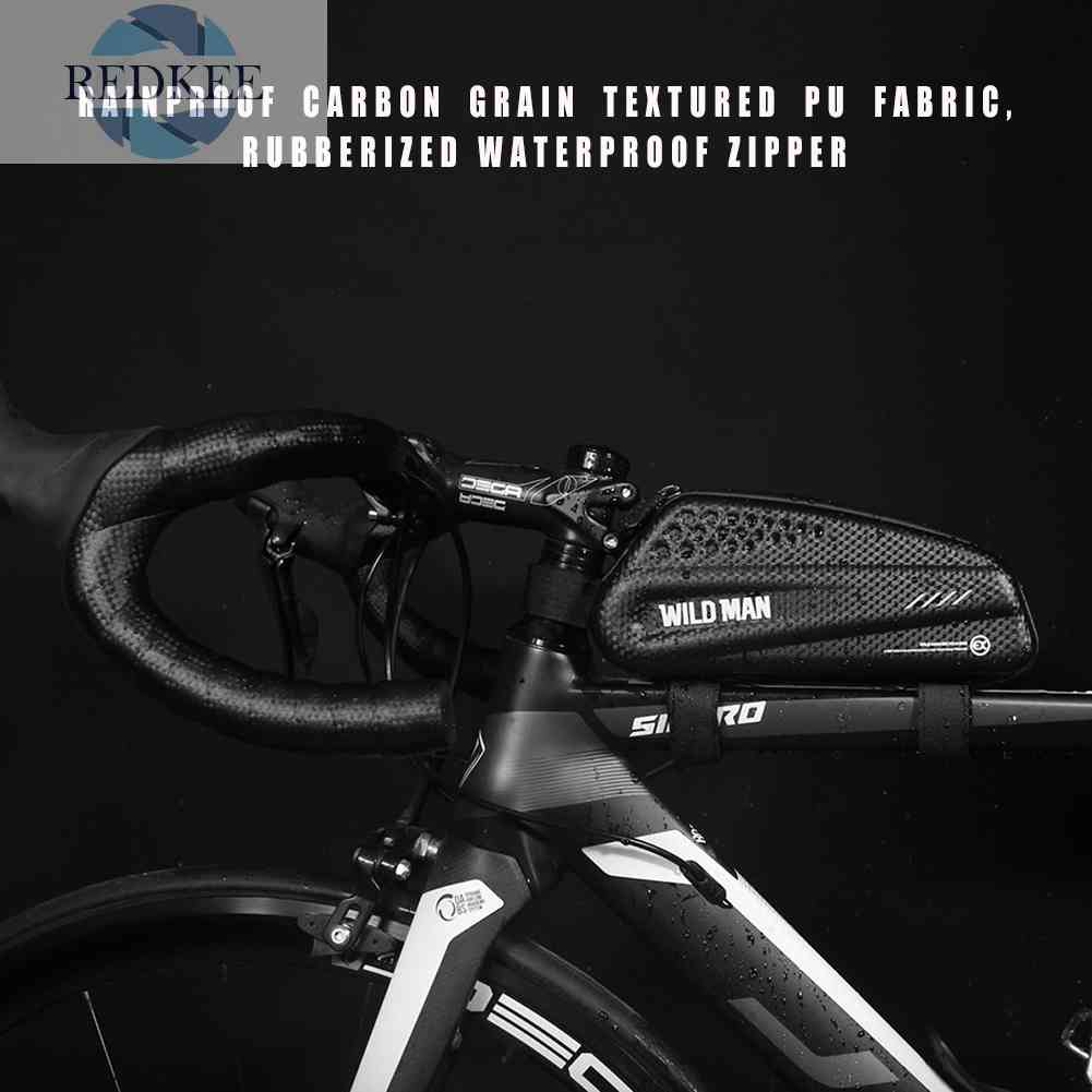 Túi Cứng Đựng Đồ Dùng Gắn Khung Trước Xe Đạp Leo Núi Tiện Dụng