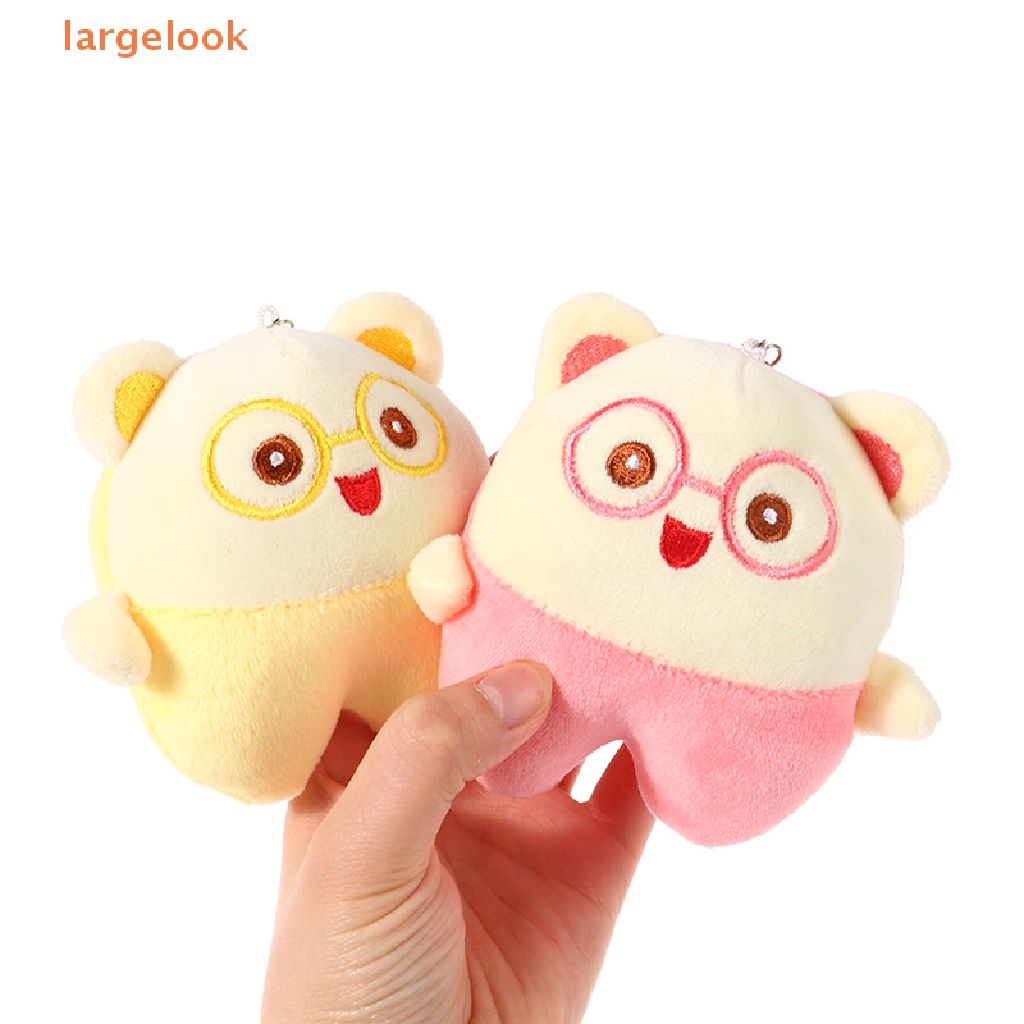 Móc Khóa Hình Gấu Nhồi Bông 10CM Mềm Mại Đáng Yêu