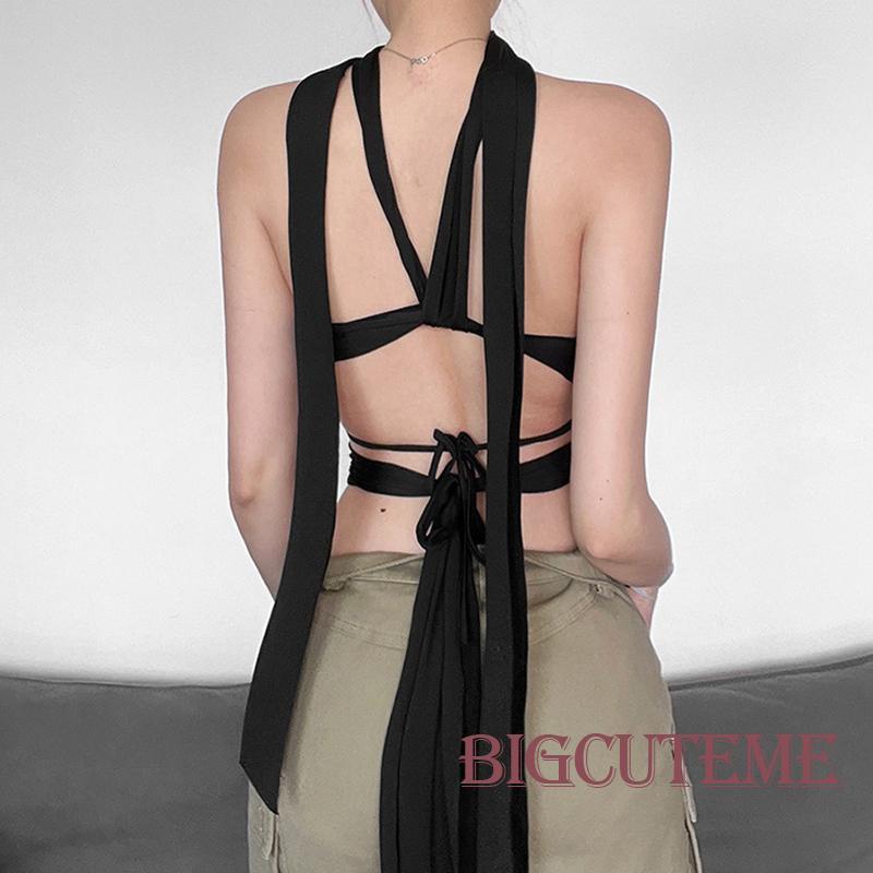 Áo Hai Dây Cổ Chữ V Màu Trơn Họa Tiết Hoa Thời Trang Xuân Hè Cho Nữ