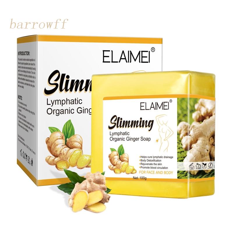Xà Phòng Thải Độc Hương Gừng Hữu Cơ Tự Nhiên Trị Sưng