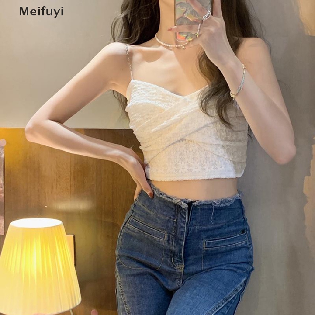 Áo Hai Dây Mùa Hè Ôm Dáng Màu Sắc Trơn Có Diềm Xếp Nếp Gợi Cảm Cho Nữ