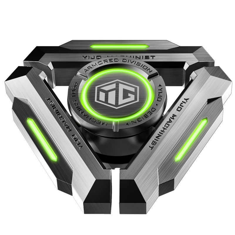 Con Quay Đồ Chơi Fidget Spinner Star Core Series Đen / TíM BằNg Kim LoạI PháT Quang Phiên BảN Giới Hạn Cho Trẻ Em