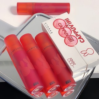 Son kem lì thỏ đỏ cappuvini gourd powder sensation lip mud