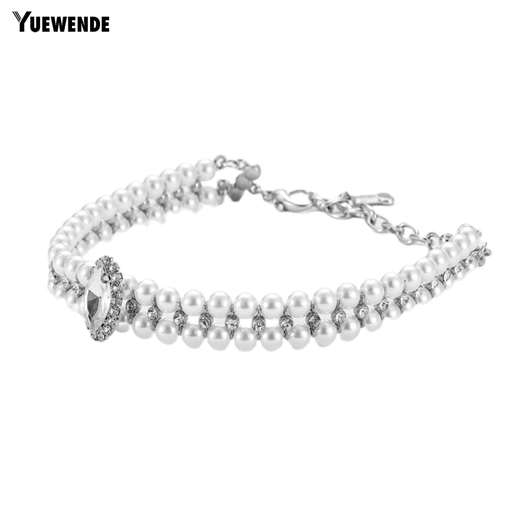 Vòng Cổ Đính Ngọc Trai Giả Tinh Tế Dành Cho Thú Cưng Cỡ Nhỏ / Vừa / Nhỏ