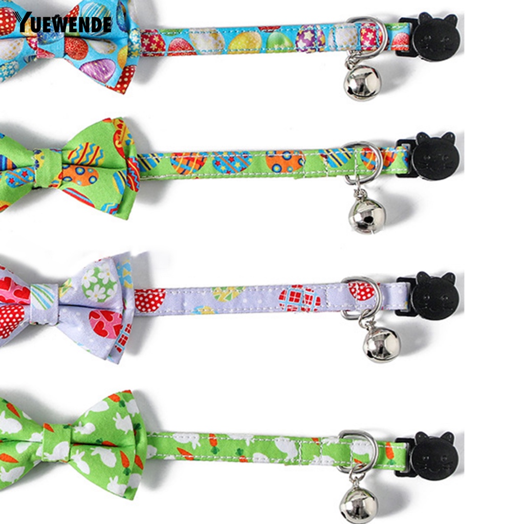 Vòng Cổ Gắn Nơ Mềm Mại Thời Trang Dành Cho Mèo Cưng