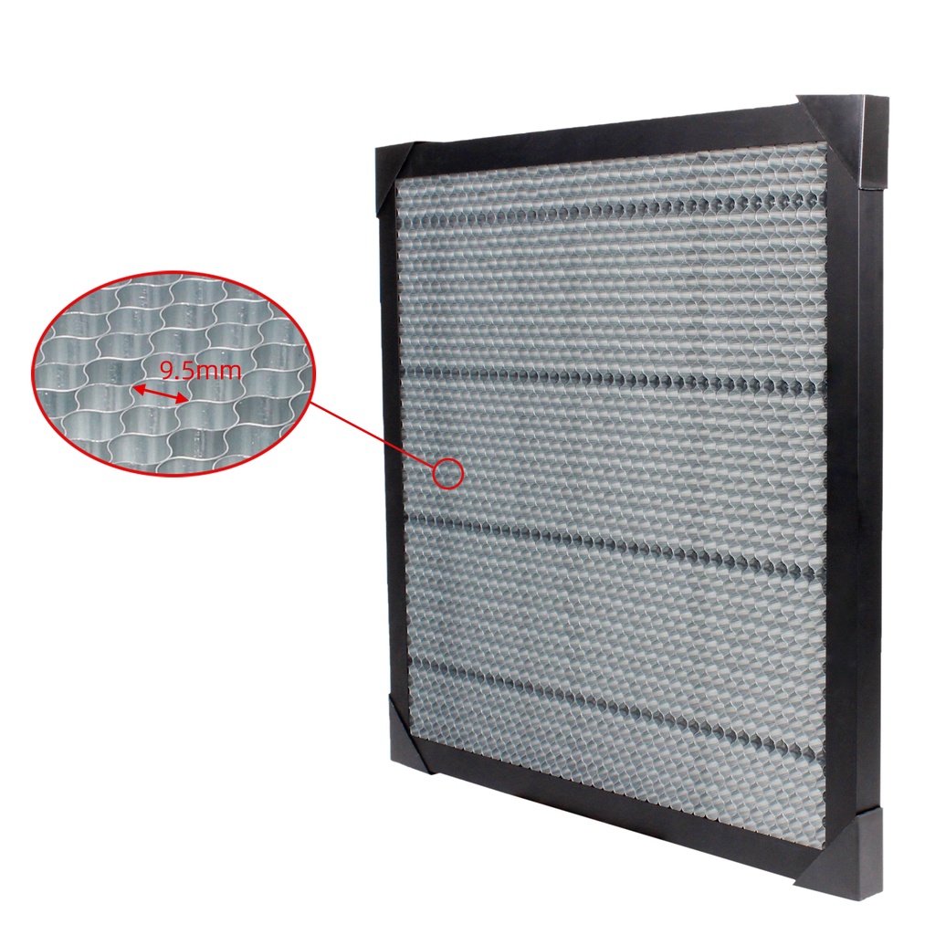 Bảng Thép Điêu Khắc Laser Hình Tổ Ong Với Thước Đo Cho Máy Cắt Laser CO2 / Diode / SCULPFUN Las