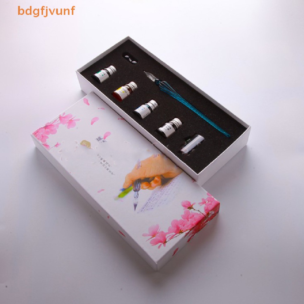 1 Cây Bút Mực Nước Bằng Thủy Tinh Phong Cách Vintage
