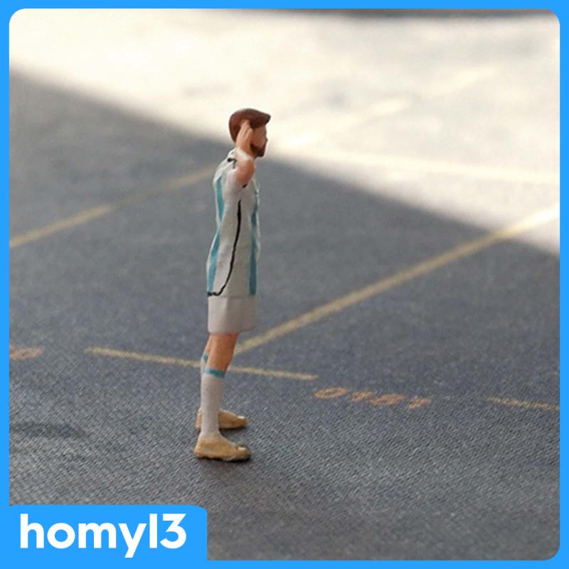 Mô Hình Cầu Thủ Bóng Đá Tỉ Lệ 1 / 64 Trang Trí Tiểu Cảnh