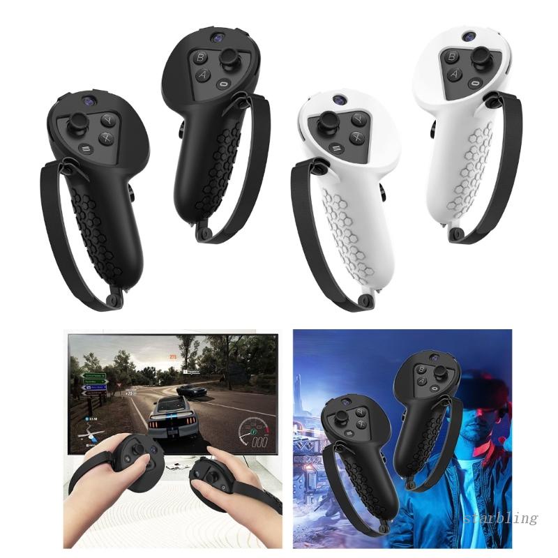 Vỏ Silicon Bảo Vệ Tay Cầm Chơi Game Quest pro VR Có Thể Điều Chỉnh Chống Bẩn