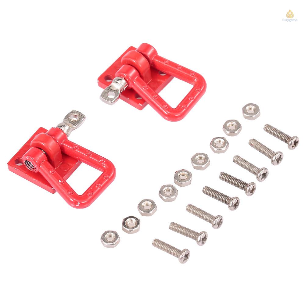 Set 2 Móc Kéo Cho Xe Điều Khiển Traxxas HSP Redcat RC4WD Tamiya Axial SCX10 D90 HPI RC 1 / 10