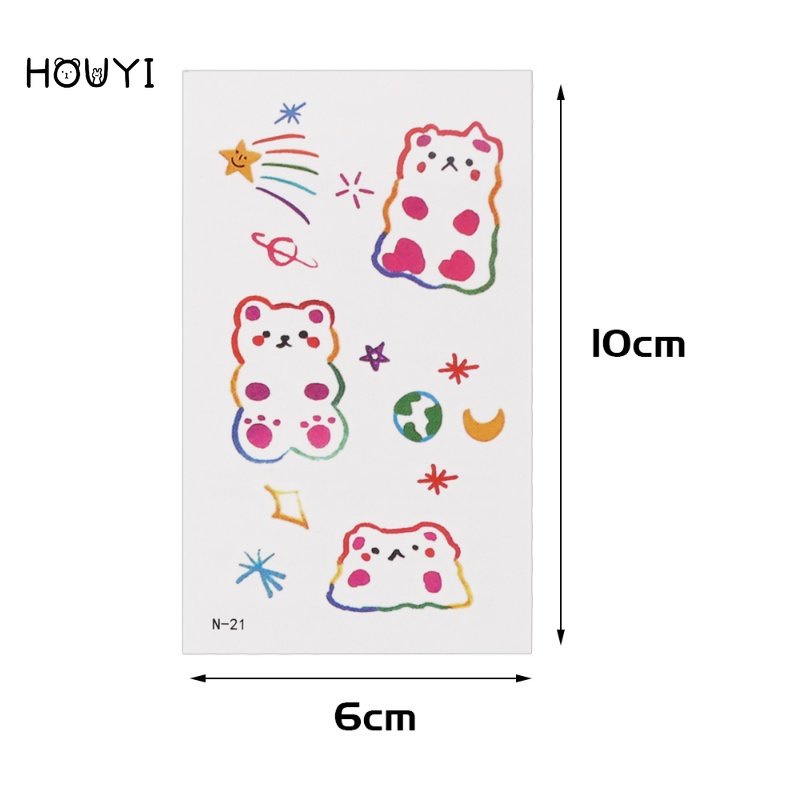 Hình Xăm Dán Tạm Thời Họa Tiết Hoa Đơn Giản