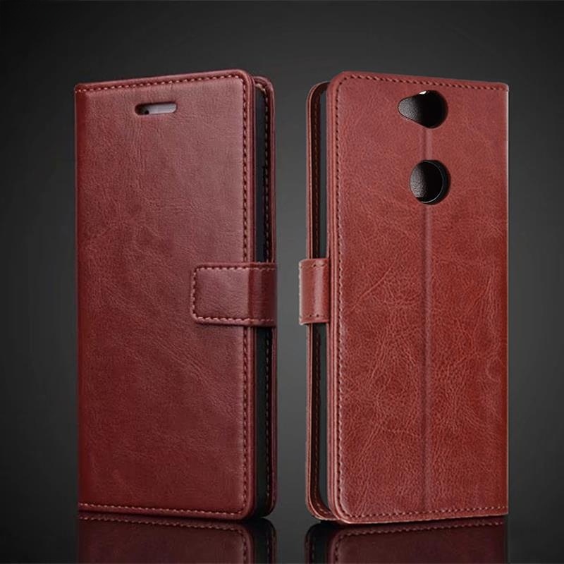 Ốp Bao Da Điện Thoại Pu Dạng Ví Nắp Lật Cho Sony Xperia XA1 XA Ultra XA2 plus XZS XZ XZ2 Premium Ốp