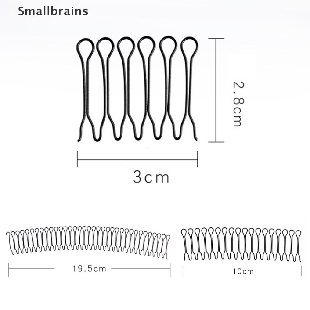 Smbr Kẹp Giữ Tóc Có Răng Lược Vô Hình UShape BR