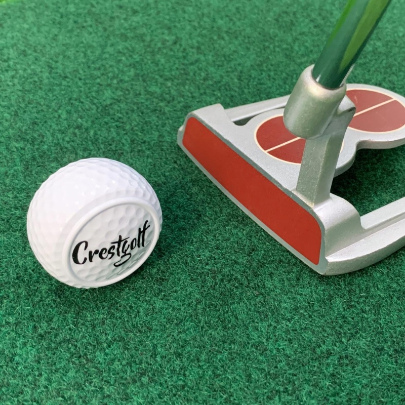 QQ Quả Bóng Golf Hai Lớp Phẳng Dùng Luyện Tập
