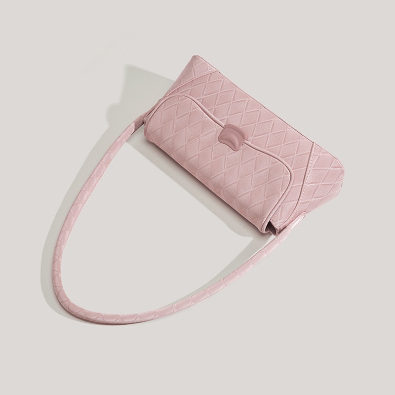 Túi Xách Đeo Vai Màu Trơn Sọc Caro Thời Trang Cao Cấp Cho Nữ