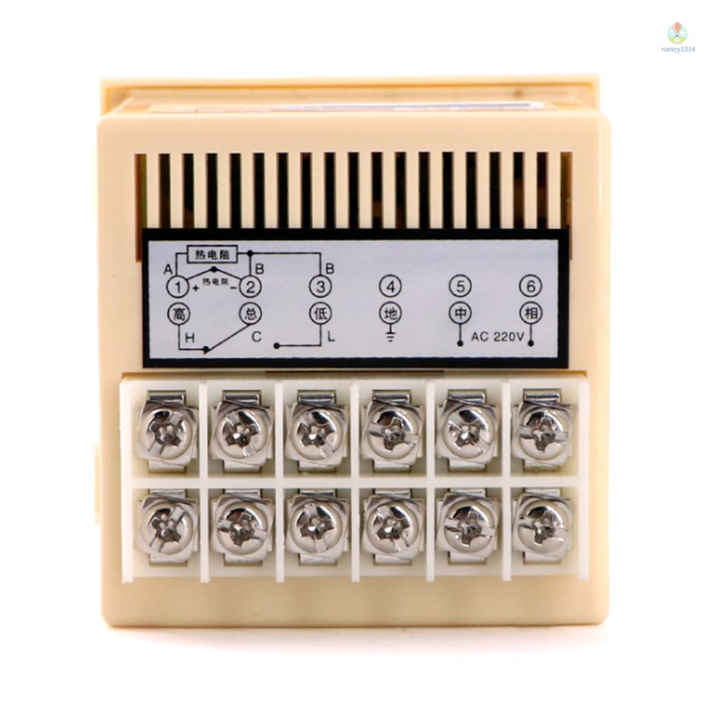 Bộ Điều Khiển Nhiệt Độ Kỹ Thuật Số Vỏ Ngắn 0-399 XMTD-2001°C Bộ Điều Chỉnh Nhiệt Độ Loại K Chuyên Dụng