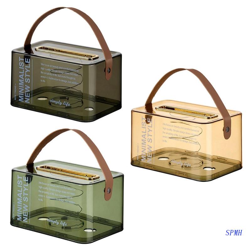 Hộp Đựng Khăn Giấy Hình Vuông Cỡ Lớn Phong Cách Bắc Âu Sáng Tạo