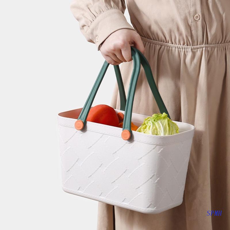 Giỏ Nhựa Đựng Đồ Dùng Nhà Tắm Có Tay Cầm Tiện Dụng