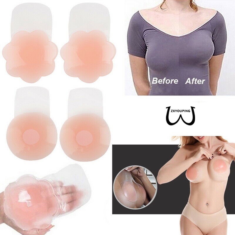 Miếng Dán Nâng Ngực Silicone Vô Hình Tái Sử Dụng Được Cho Nữ