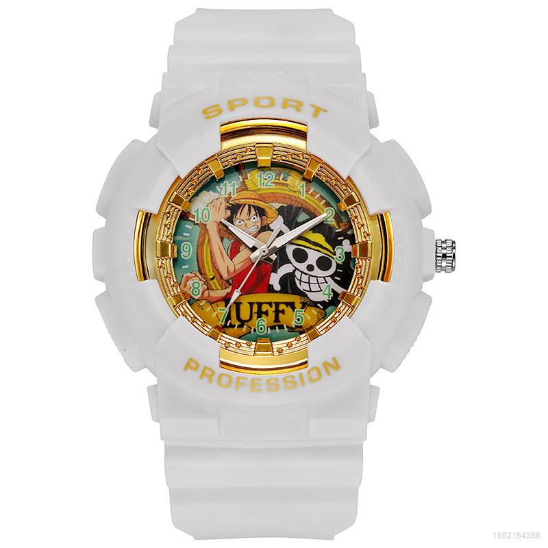 Đồng Hồ Điện Tử Đeo Tay Hoạt Hình ONE PIECE HT3 TH3 Dành Cho Trẻ Em