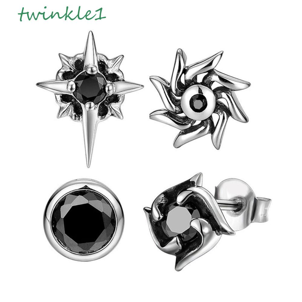 Bông Tai Xỏ Lỗ Màu Sắc Trơn Phong Cách Hàn Quốc Dành Cho Nữ