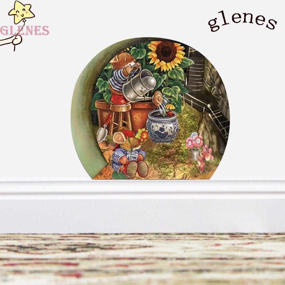 Đề Can Dán Tường Chống Nước In Hình Dễ Thương Vui Nhộn Trang Trí Nhà Trẻ