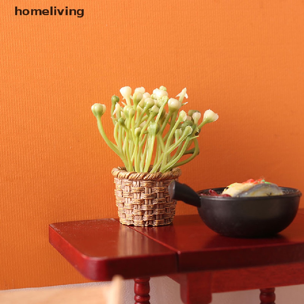 Mô Hình Chậu Cây Xanh Trang Trí Nhà Búp Bê Tỉ Lệ 1: 12