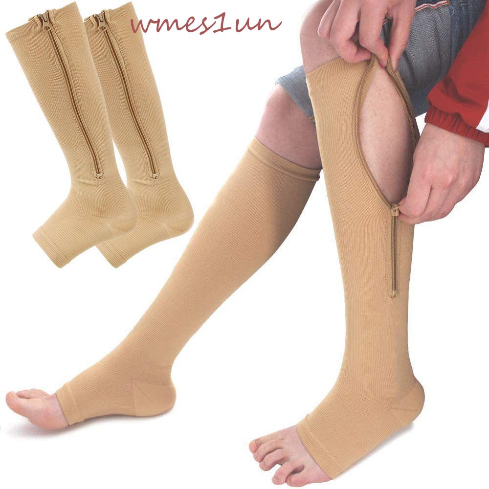 Vớ Nén WMES15H Dày Dặn Chuyên Nghiệp Hỗ Trợ Chân Có Khóa Kéo Dành Cho Nữ