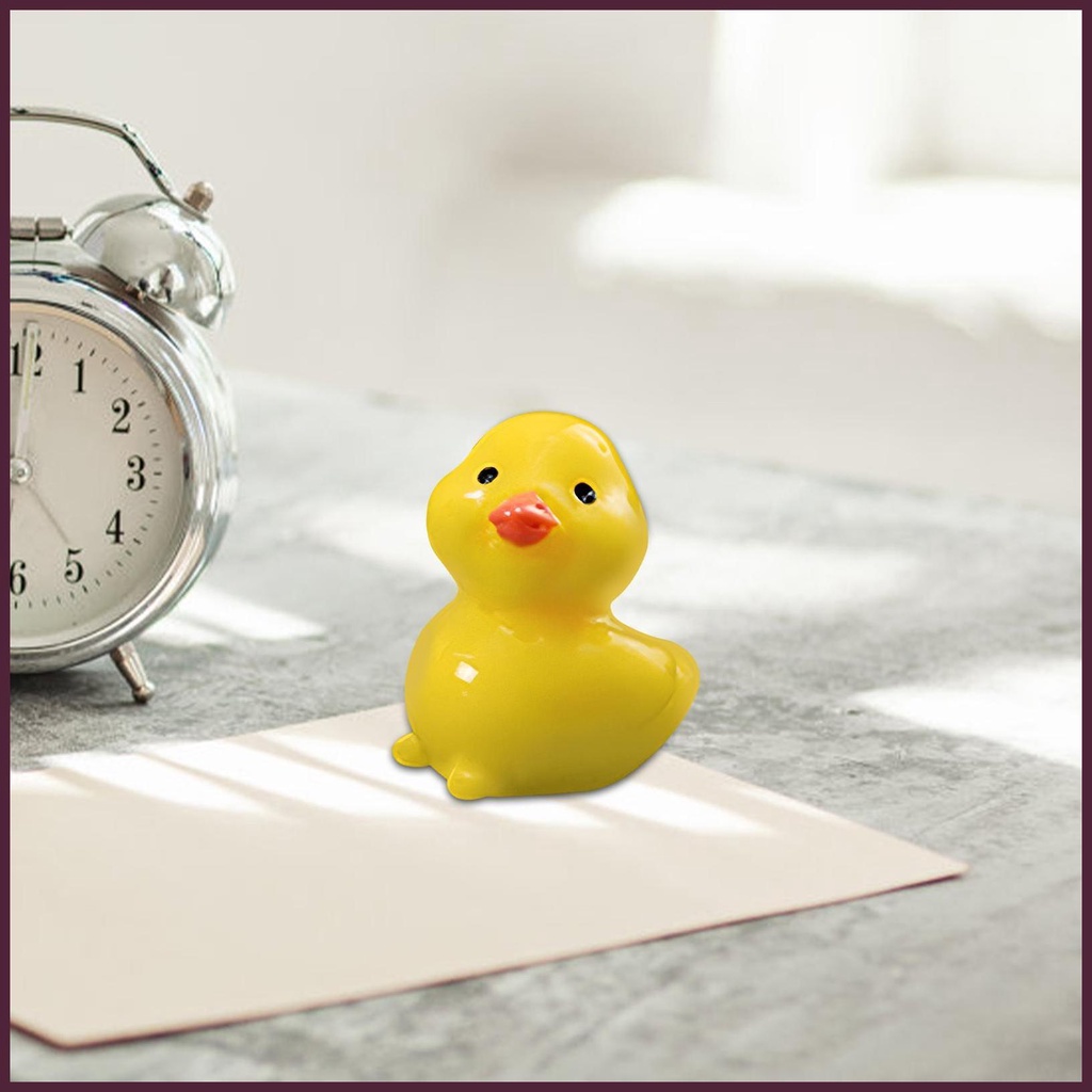 Set 10 Chú Vịt Vàng Mini Dễ Thương Dùng Trang Trí Bể Cá / Tiểu Cảnh