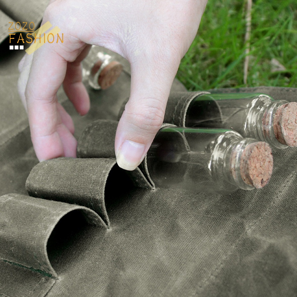 Bộ 9 Túi Đựng Gia Vị Có Thể Tái Sử Dụng Cho Đi Cắm Trại