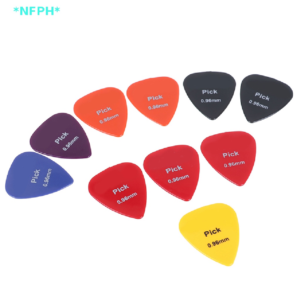 Set 10 Miếng Gảy Đàn Ghi Ta Điện 0.96mm Mới